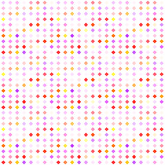 Abstract seamless pattern background with multicolored various rhombuses.
