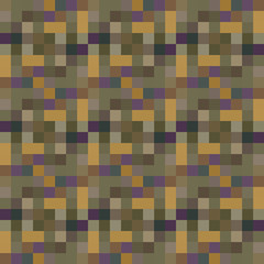 Seamless pattern background from a variety of multicolored squares.
