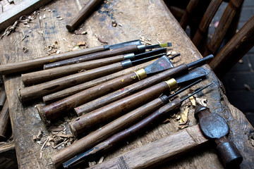 Wood carving hand carving knife