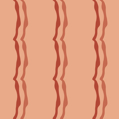 Seamless pattern background with multi-colored wavy lines.