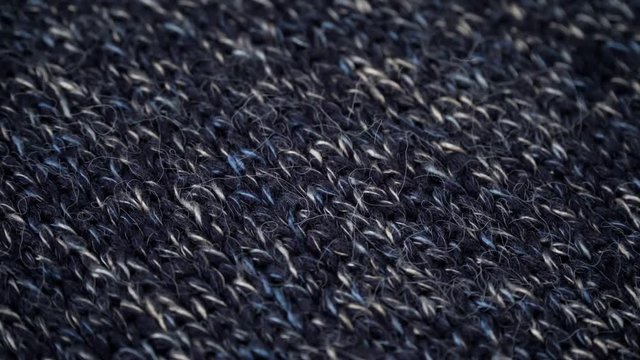 Warm knitted sweater with a pattern