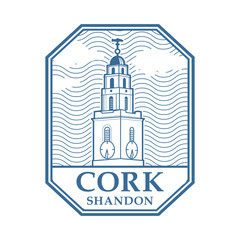 Stamp with The Clock Tower