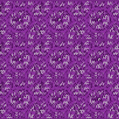 Seamless background with a knitted texture, imitation of wool. A variety of different patterns.