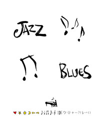 음악회 포스터 / 손으로 그린 음악 일러스트