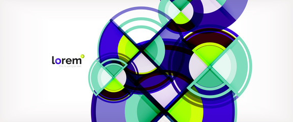 Modern geometric abstract background