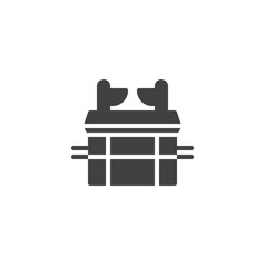 Hebrew vector icon. filled flat sign for mobile concept and web design. simple solid icon. Symbol, logo illustration. Pixel perfect vector graphics