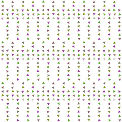 Abstract seamless pattern background with multi-colored varied triangles.