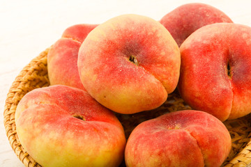 Fototapeta na wymiar Sweet peaches