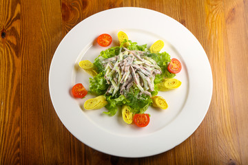 Tongue salad