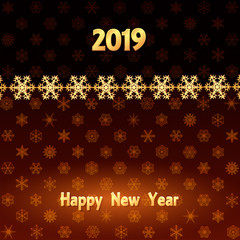 Happy New Year background. For design posters, banners or greeting cards.