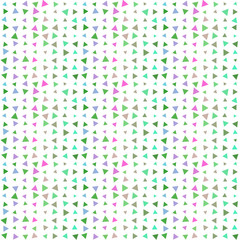 Abstract seamless pattern background with multi-colored varied triangles.