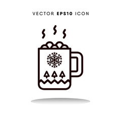 Marshmallow vector icon