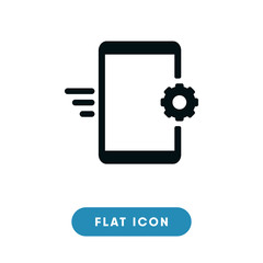 Smartphone setting vector icon