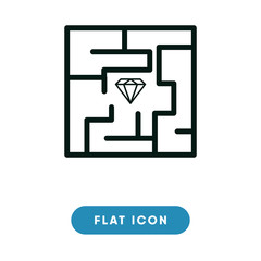 Maze vector icon