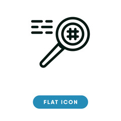 Magnifier vector icon