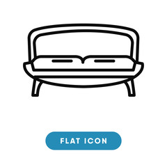 Obraz na płótnie Canvas Sofa vector icon