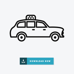 Taxi  vector icon