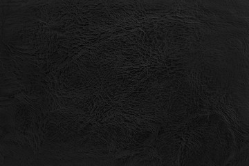 Close up of black leather texture background with seamless pattern.