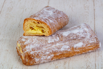 Delicious puff pastry