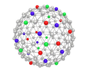 network sphere connection networking 3D