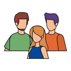 group of people characters