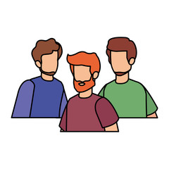 group of men characters