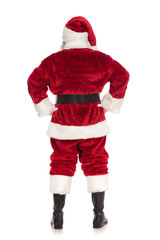 back view of santa claus standing with hands on hips © Viorel Sima
