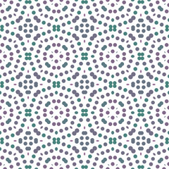 Seamless abstract pattern background with a variety of colored circles.