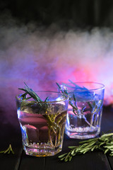 Non-alcoholic cocktails with natural herbs