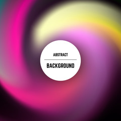 Abstract colorful background with swirl effect