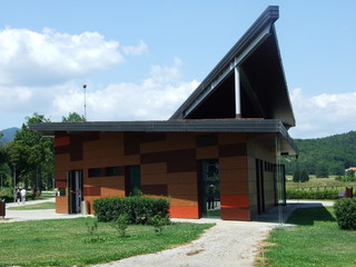 The museum building of Nikola Tesla in his place of birth Smiljan