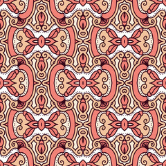 Vector abstract seamless pattern. Feminine background in gentle colors. Can be used for wallpapers, web sites background, surface textures. Printing quality.