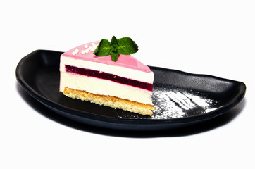 cake on a plate