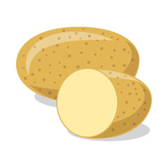 Isolated object of vegetable and fruit sign. Set of vegetable and vegetarian stock symbol for web.