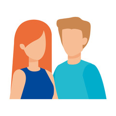 couple avatar characters icons