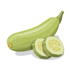 Vector design of vegetable and fruit icon. Collection of vegetable and vegetarian stock vector illustration.