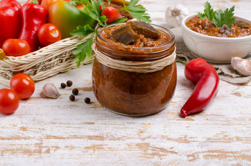 Traditional canned vegetables