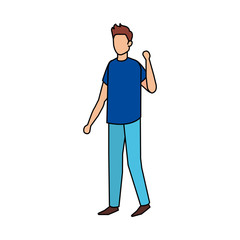 young man avatar character