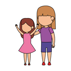 cute little girls couple