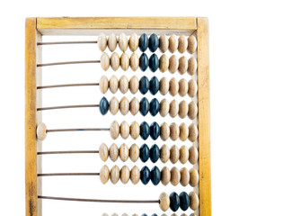 Wooden abacus