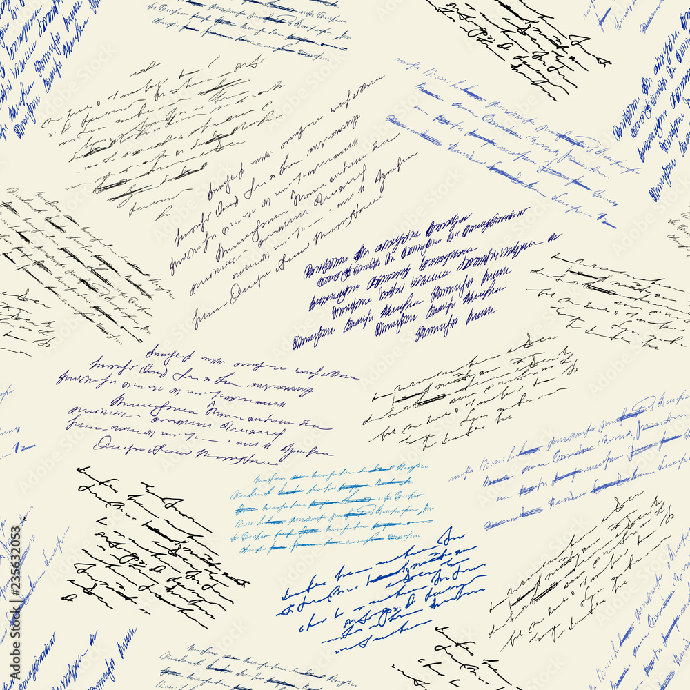 Poster vintage inscriptions pattern. seamless background. vector image.