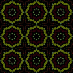 Seamless background pattern with a variety of multicolored lines.