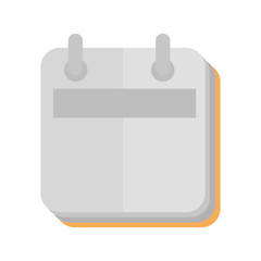 calendar reminder isolated icon
