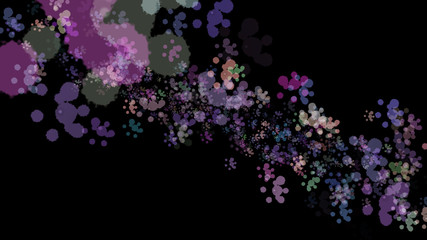 Background with paint. Divorces and drops. Periwinkles.