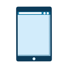 tablet device isolated icon