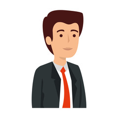elegant businessman avatar character