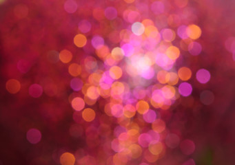 abstract multicolored bokeh christmas lights