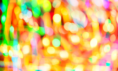 Fototapeta na wymiar abstract multicolored bokeh lights