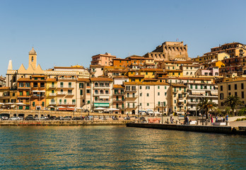 Obraz premium Porto Santo Stefano, Italy - landscape from the port