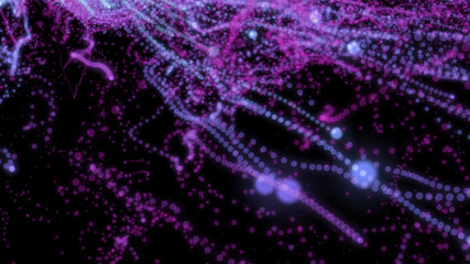 Abstract background with circles and lines. Different shades and thickness.